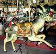 Dentzel Outside Row Prancing Goat